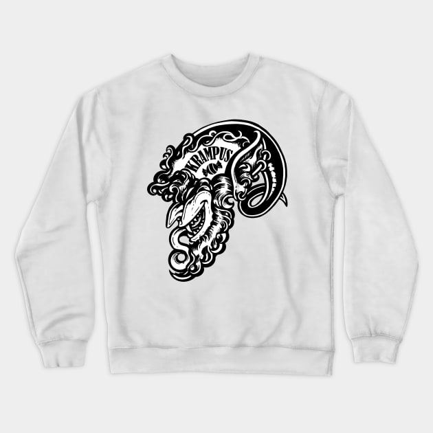 Smiling Krampus Crewneck Sweatshirt by Nat Ewert Art